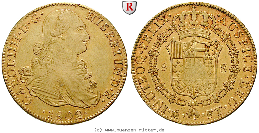 Klicken Sie auf das Bild um es auf Ihrem Rechner zu speichern mexiko-carlos-iv-8-escudos/87980.jpg