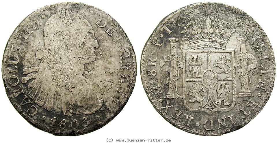 Klicken Sie auf das Bild um es auf Ihrem Rechner zu speichern mexiko-carlos-iv-8-reales/30695.jpg