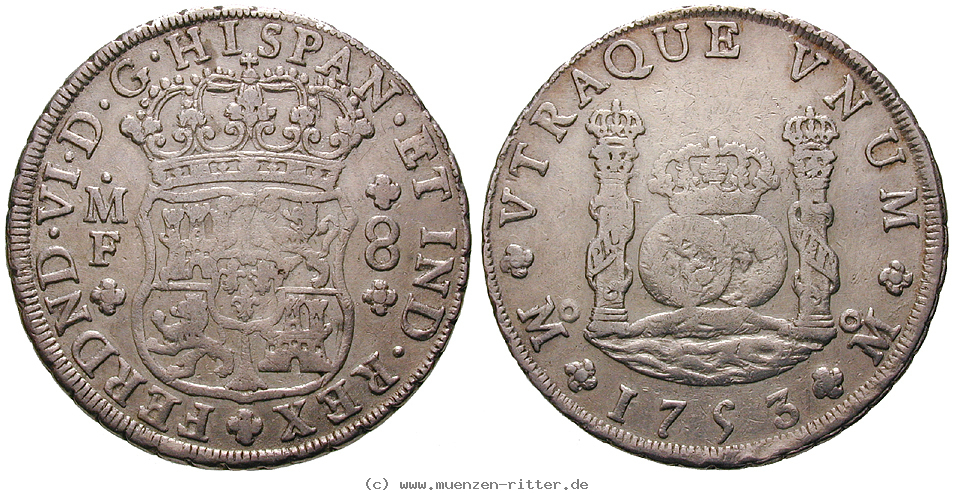 Klicken Sie auf das Bild um es auf Ihrem Rechner zu speichern mexiko-ferdinand-vi-8-reales/13013.jpg