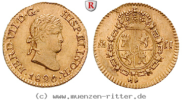 Klicken Sie auf das Bild um es auf Ihrem Rechner zu speichern mexiko-ferdinand-vii-1-2-escudo/70204.jpg