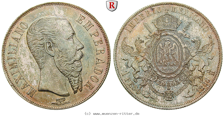 Klicken Sie auf das Bild um es auf Ihrem Rechner zu speichern mexiko-maximilian-kaiser-peso/70144.jpg