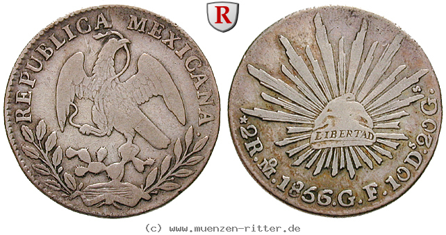 Klicken Sie auf das Bild um es auf Ihrem Rechner zu speichern mexiko-republik-2-reales/14263.jpg