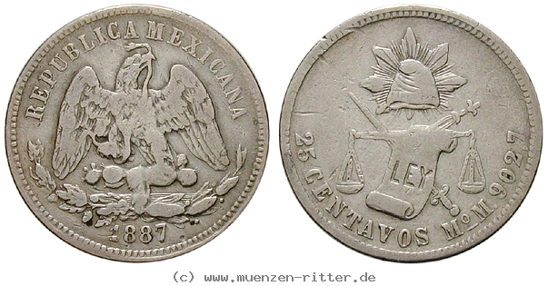 Klicken Sie auf das Bild um es auf Ihrem Rechner zu speichern mexiko-republik-25-centavos/14251.jpg