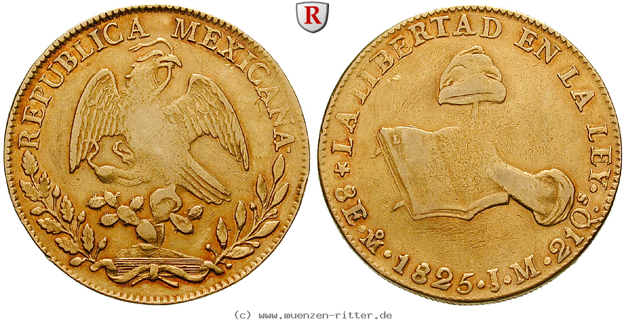 Klicken Sie auf das Bild um es auf Ihrem Rechner zu speichern mexiko-republik-8-escudos/61527.jpg