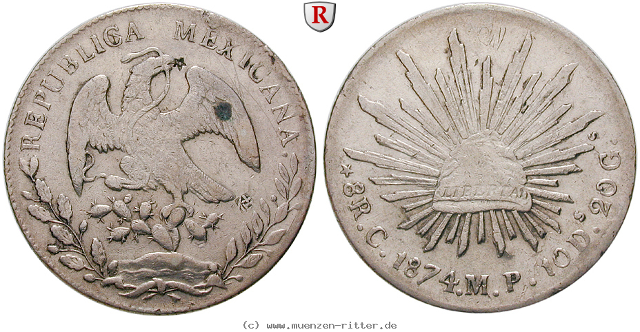 Klicken Sie auf das Bild um es auf Ihrem Rechner zu speichern mexiko-republik-8-reales/13946.jpg