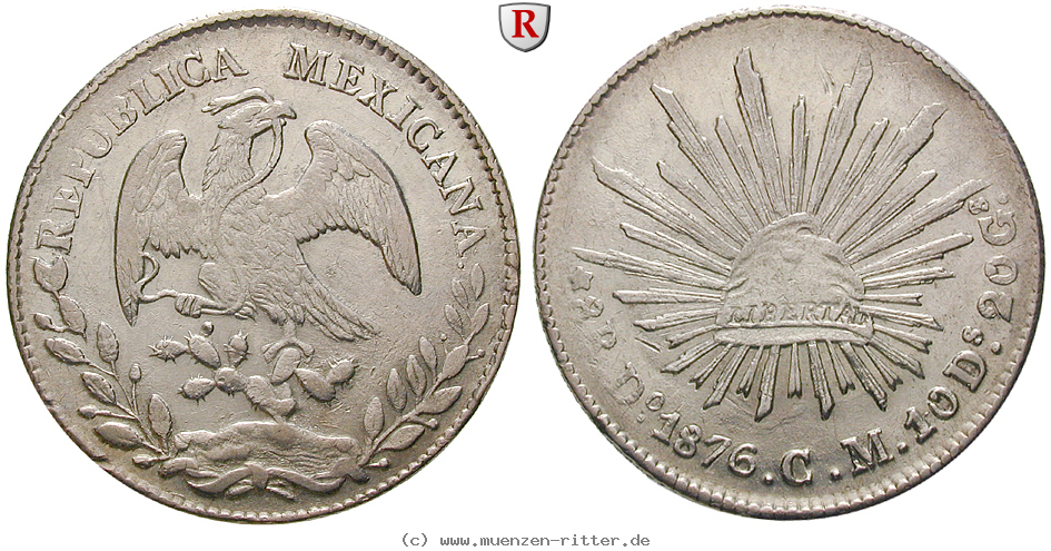 Klicken Sie auf das Bild um es auf Ihrem Rechner zu speichern mexiko-republik-8-reales/13990.jpg