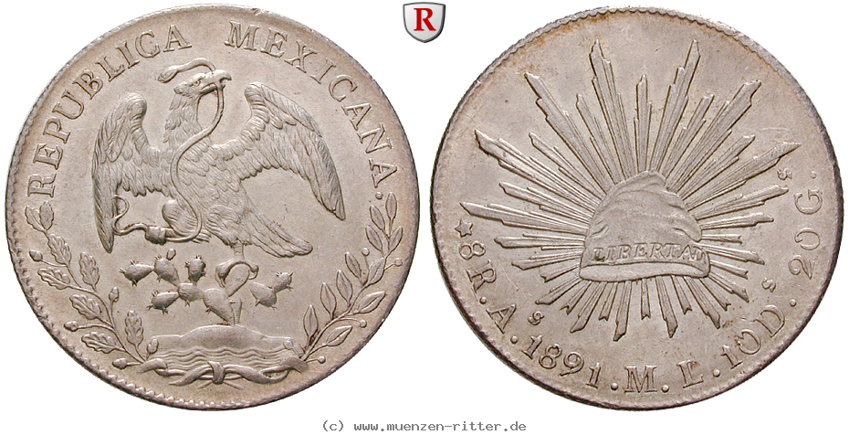 Klicken Sie auf das Bild um es auf Ihrem Rechner zu speichern mexiko-republik-8-reales/14051.jpg