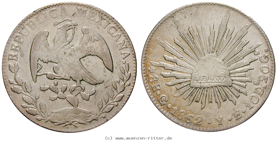 Klicken Sie auf das Bild um es auf Ihrem Rechner zu speichern mexiko-republik-8-reales/14084.jpg