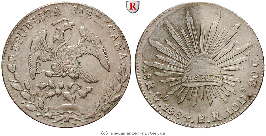 Klicken Sie auf das Bild um es auf Ihrem Rechner zu speichern mexiko-republik-8-reales/14099.jpg