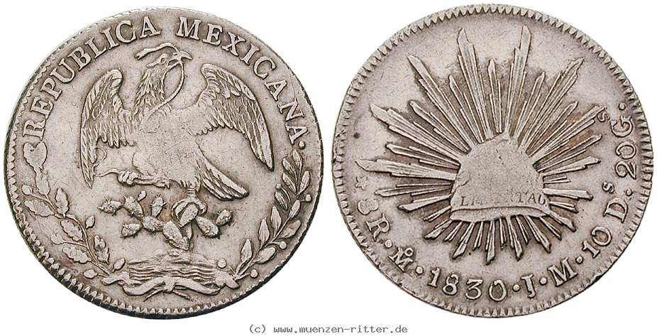 Klicken Sie auf das Bild um es auf Ihrem Rechner zu speichern mexiko-republik-8-reales/14160.jpg