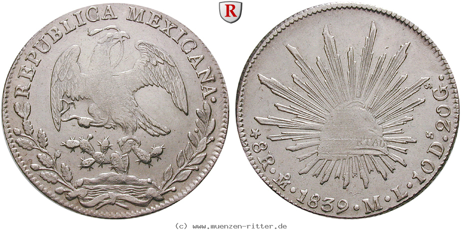 Klicken Sie auf das Bild um es auf Ihrem Rechner zu speichern mexiko-republik-8-reales/14166.jpg