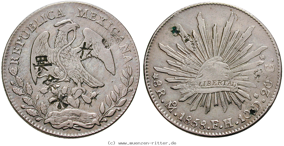 Klicken Sie auf das Bild um es auf Ihrem Rechner zu speichern mexiko-republik-8-reales/14176.jpg