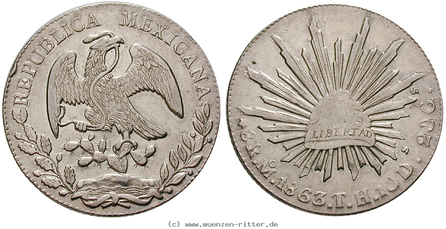 Klicken Sie auf das Bild um es auf Ihrem Rechner zu speichern mexiko-republik-8-reales/14179.jpg