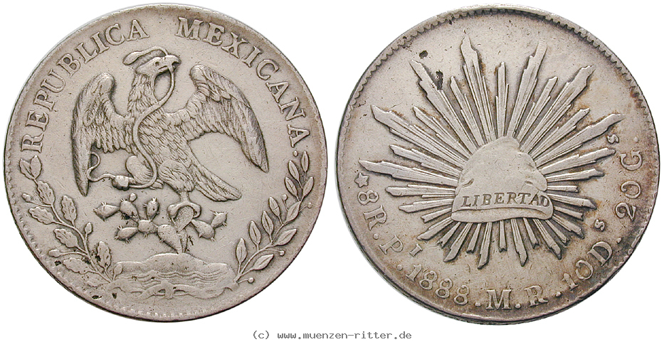 Klicken Sie auf das Bild um es auf Ihrem Rechner zu speichern mexiko-republik-8-reales/14300.jpg