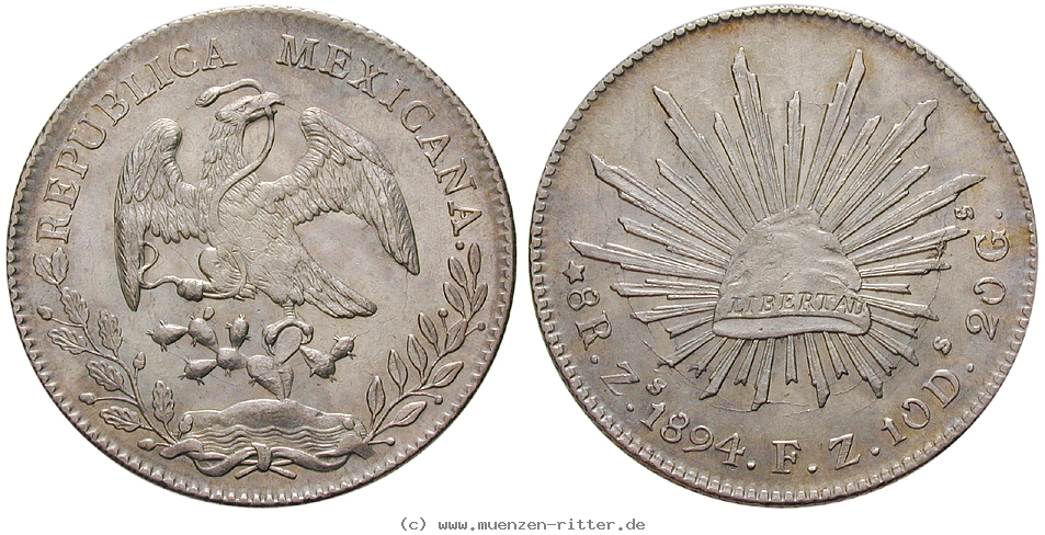Klicken Sie auf das Bild um es auf Ihrem Rechner zu speichern mexiko-republik-8-reales/14389.jpg