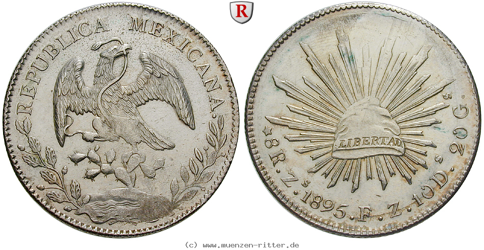 Klicken Sie auf das Bild um es auf Ihrem Rechner zu speichern mexiko-republik-8-reales/83439.jpg