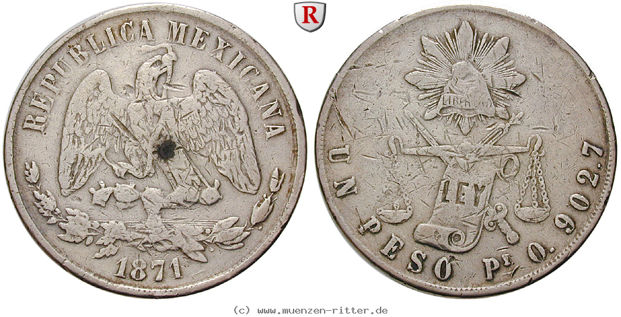 Klicken Sie auf das Bild um es auf Ihrem Rechner zu speichern mexiko-republik-peso/14305.jpg
