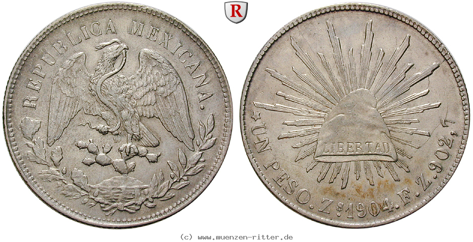 Klicken Sie auf das Bild um es auf Ihrem Rechner zu speichern mexiko-republik-peso/14401.jpg