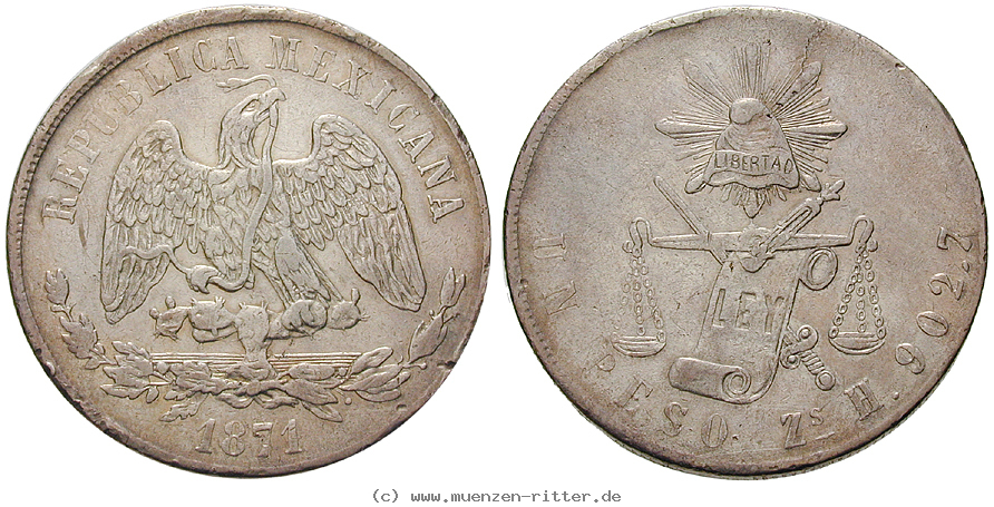 Klicken Sie auf das Bild um es auf Ihrem Rechner zu speichern mexiko-republik-peso/14405.jpg