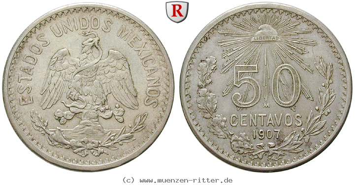 Klicken Sie auf das Bild um es auf Ihrem Rechner zu speichern mexiko-vereinigte-staaten-50-centavos/14482.jpg