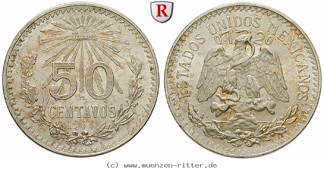 Klicken Sie auf das Bild um es auf Ihrem Rechner zu speichern mexiko-vereinigte-staaten-50-centavos/14499.jpg