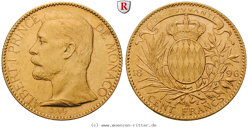 Klicken Sie auf das Bild um es auf Ihrem Rechner zu speichern monaco-albert-i-100-francs/91749.jpg