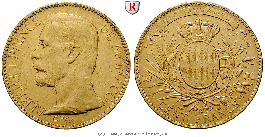 Klicken Sie auf das Bild um es auf Ihrem Rechner zu speichern monaco-albert-i-100-francs/95375.jpg