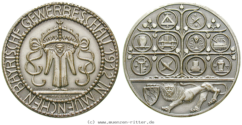 Klicken Sie auf das Bild um es auf Ihrem Rechner zu speichern muenchen-stadt-bronzemedaille-versilbert/45900.jpg