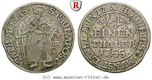 muenster-bistum-clemens-august-von-bayern-1-14-taler/86096.jpg