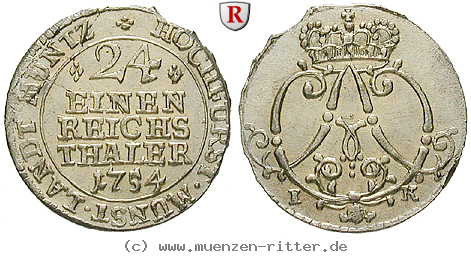 muenster-bistum-clemens-august-von-bayern-1-24-taler/96241.jpg