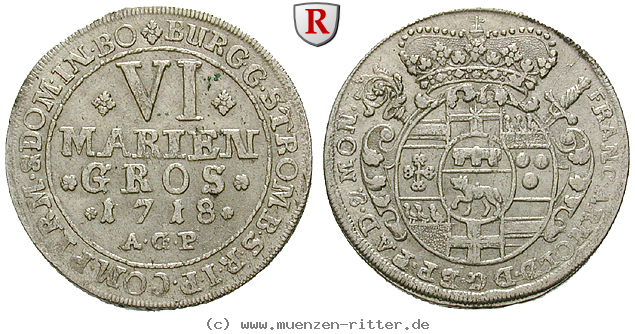 Klicken Sie auf das Bild um es auf Ihrem Rechner zu speichern muenster-bistum-franz-arnold-von-metternich-6-mariengroschen/19673.jpg