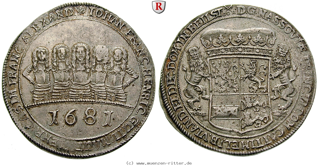 Klicken Sie auf das Bild um es auf Ihrem Rechner zu speichern nassau-johann-franz-heinrich-wilhelm-moritz-heinrich-casimir-und-franz-alexander-reichstaler/100737.jpg