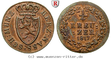 nassau-wilhelm-1-4-kreuzer/85468.jpg
