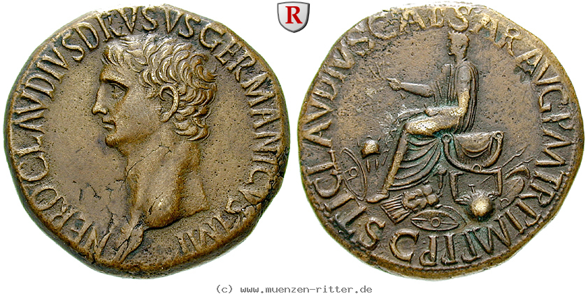 nero-claudius-drusus-vater-des-claudius-sesterz/50047.jpg