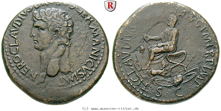 Klicken Sie auf das Bild um es auf Ihrem Rechner zu speichern nero-claudius-drusus-vater-des-claudius-sesterz/66022.jpg