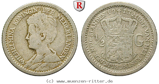 Klicken Sie auf das Bild um es auf Ihrem Rechner zu speichern niederlande-wilhelmina-i-1-2-gulden/57793.jpg