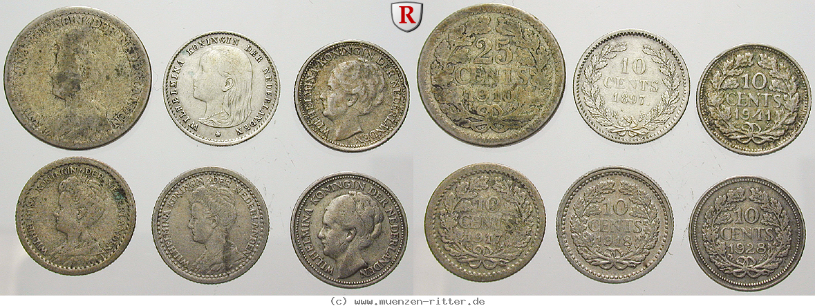 Klicken Sie auf das Bild um es auf Ihrem Rechner zu speichern niederlande-wilhelmina-i-10-cents/76013.jpg