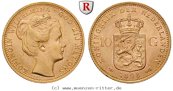 Klicken Sie auf das Bild um es auf Ihrem Rechner zu speichern niederlande-wilhelmina-i-10-gulden/27386.jpg