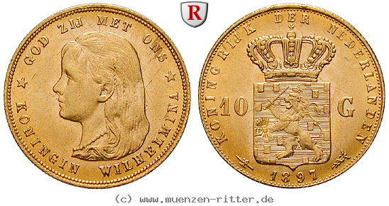 Klicken Sie auf das Bild um es auf Ihrem Rechner zu speichern niederlande-wilhelmina-i-10-gulden/95813.jpg