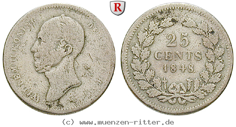niederlande-willem-ii-25-cents/45622.jpg