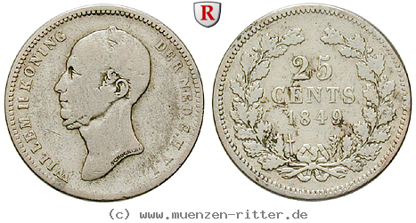 niederlande-willem-ii-25-cents/52976.jpg