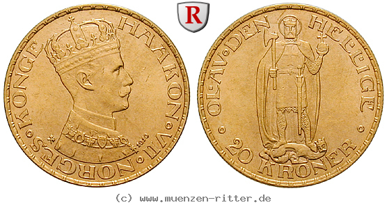 norwegen-haakon-vii-20-kroner/97134.jpg