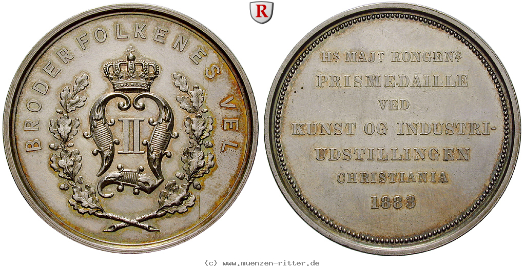 norwegen-oskar-ii-silbermedaille/62526.jpg