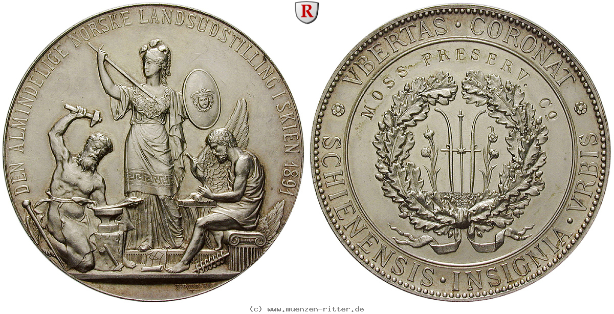norwegen-oskar-ii-silbermedaille/62534.jpg