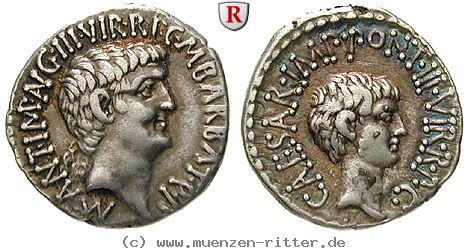 octavian-und-marcus-antonius-denar/94405.jpg