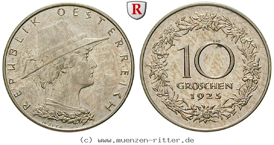 Klicken Sie auf das Bild um es auf Ihrem Rechner zu speichern oesterreich-1-republik-10-groschen/42459.jpg