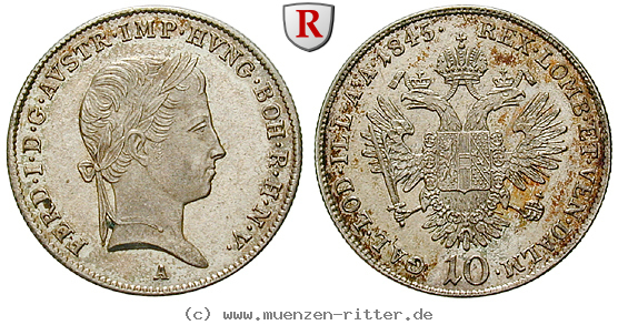 Klicken Sie auf das Bild um es auf Ihrem Rechner zu speichern oesterreich-kaiserreich-ferdinand-i-10-kreuzer/39965.jpg