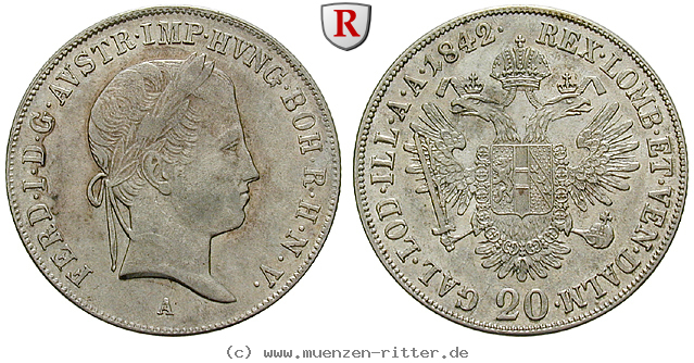 Klicken Sie auf das Bild um es auf Ihrem Rechner zu speichern oesterreich-kaiserreich-ferdinand-i-20-kreuzer/85668.jpg