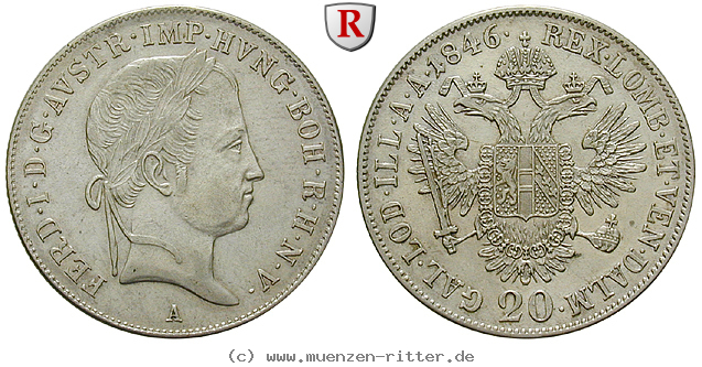 Klicken Sie auf das Bild um es auf Ihrem Rechner zu speichern oesterreich-kaiserreich-ferdinand-i-20-kreuzer/85670.jpg