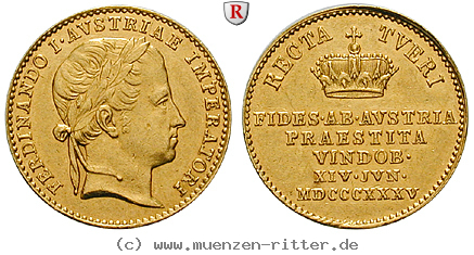 Klicken Sie auf das Bild um es auf Ihrem Rechner zu speichern oesterreich-kaiserreich-ferdinand-i-huldigungsdukat/99331.jpg